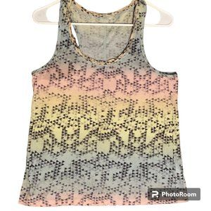 URBAN OUTFITTERS BDG Colorful Lightweight Sleeveless Top Geometric Womens Size M